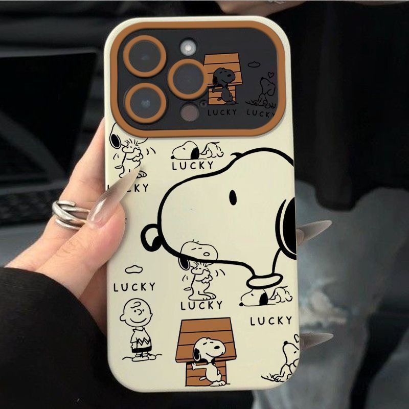 Mobile Tech Accessories - Nieuwe schattige anime Snoopy TPU zachte