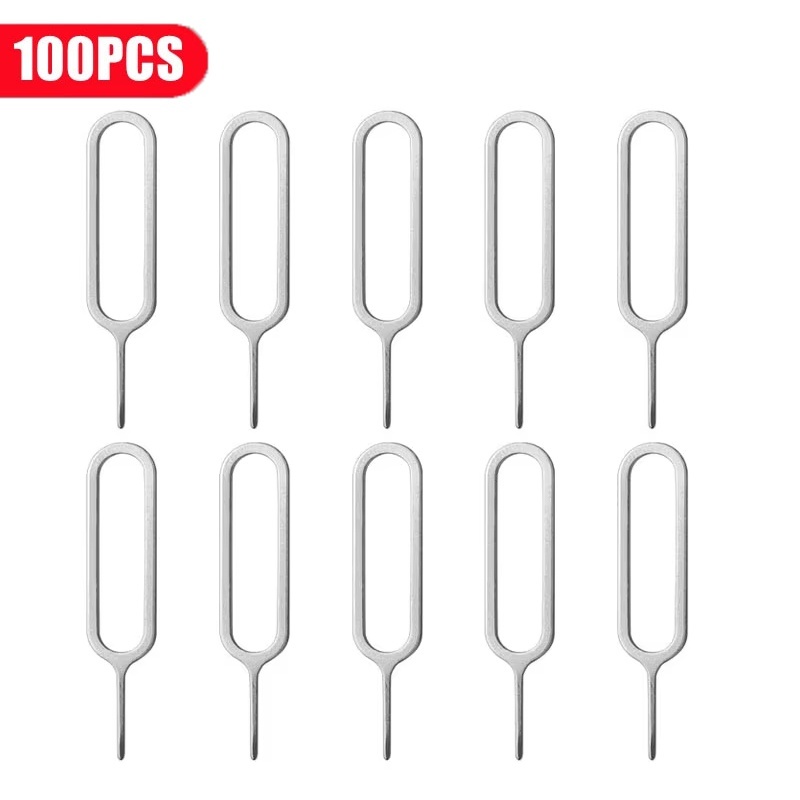 Mobile Tech Accessories - 1-100 STUKS Anti-verlies Simkaart-uitwerptool Open Pin
