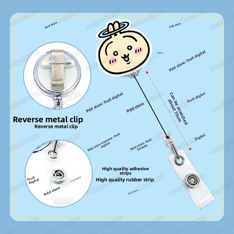 Jiyi intrekbare badgehouder Ka - Kawaii Tech Accessories recensie en prijs